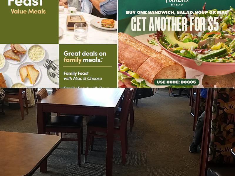 Panera Bread Menu