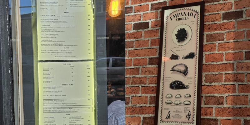 Chamuyo Brighton Menu