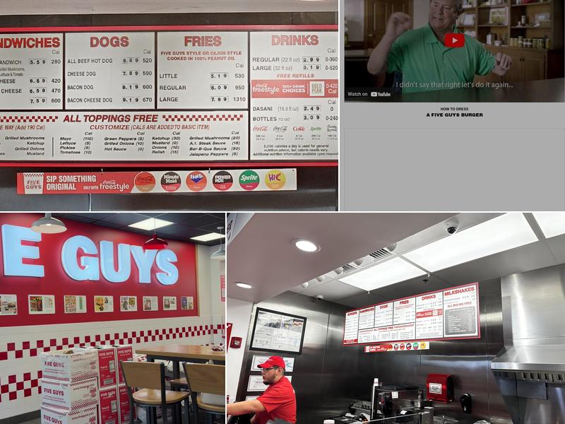 Five Guys Menu