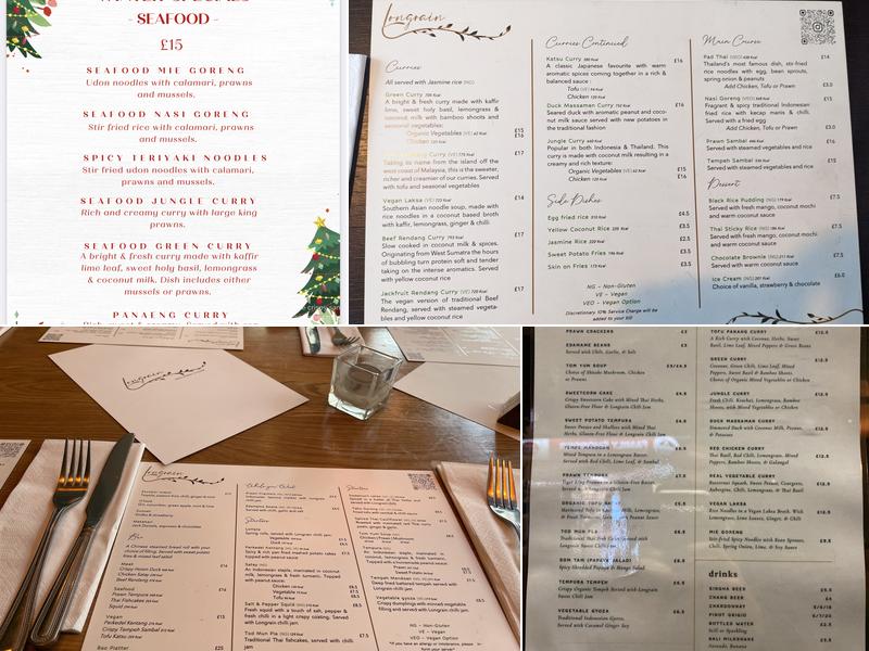 Longrain Brighton | Thai | Indonesian Menu