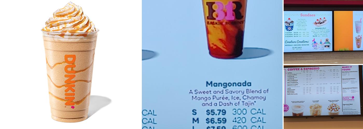 Dunkin' Menu