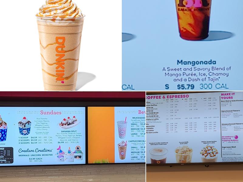 Dunkin' Menu
