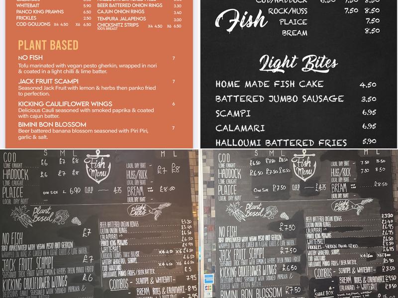 Little Jack Fullers Menu