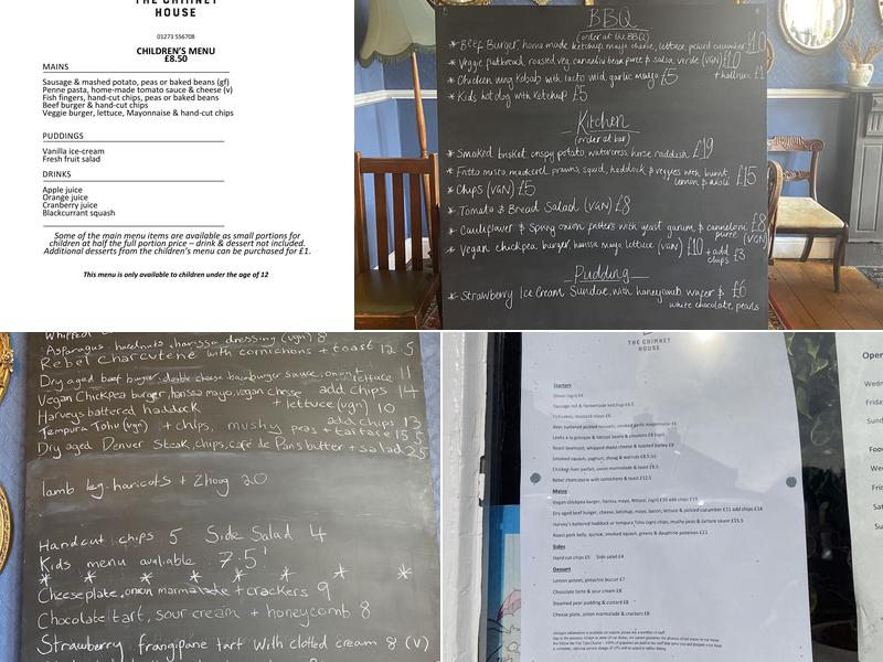 The Chimney House Menu