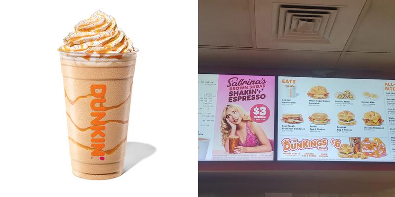 Dunkin' Menu