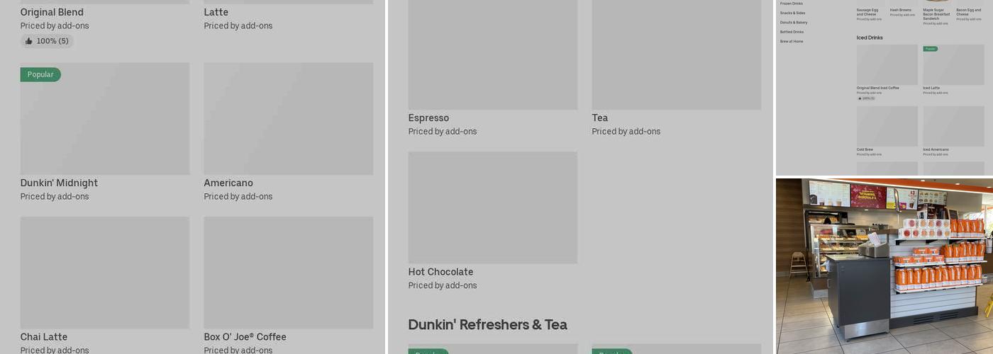 Dunkin' Menu