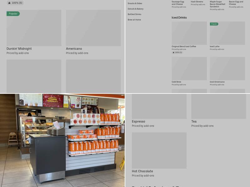 Dunkin' Menu
