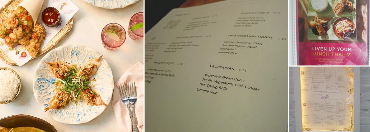 Giggling Squid - Brighton Menu