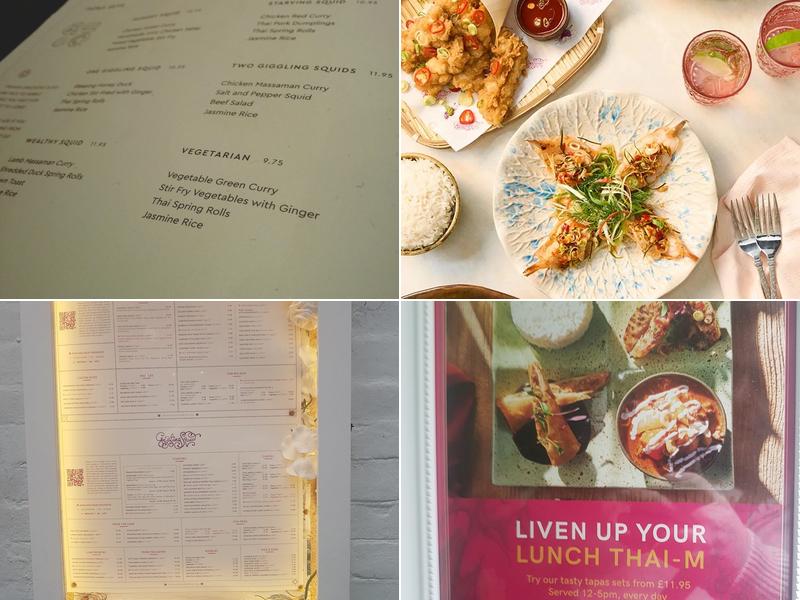 Giggling Squid - Brighton Menu