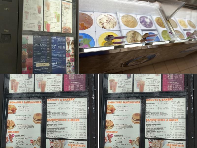 Dunkin' Menu