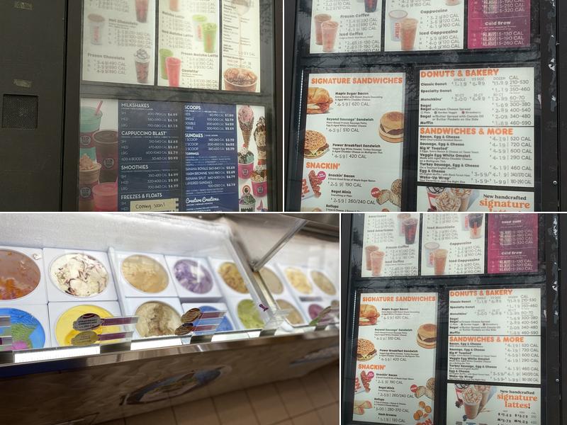 Dunkin' Menu