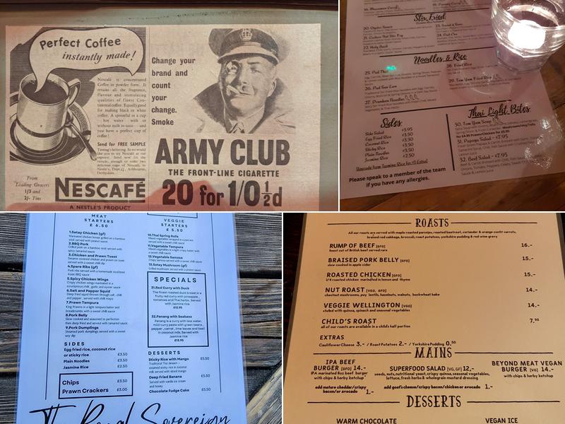 Royal Sovereign Menu