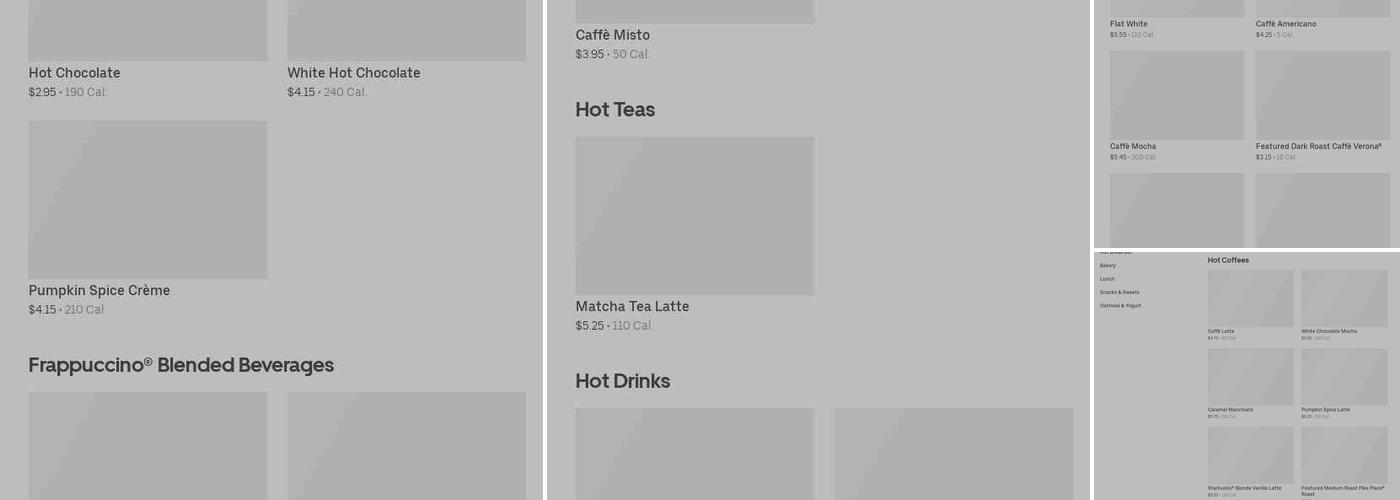Starbucks Menu