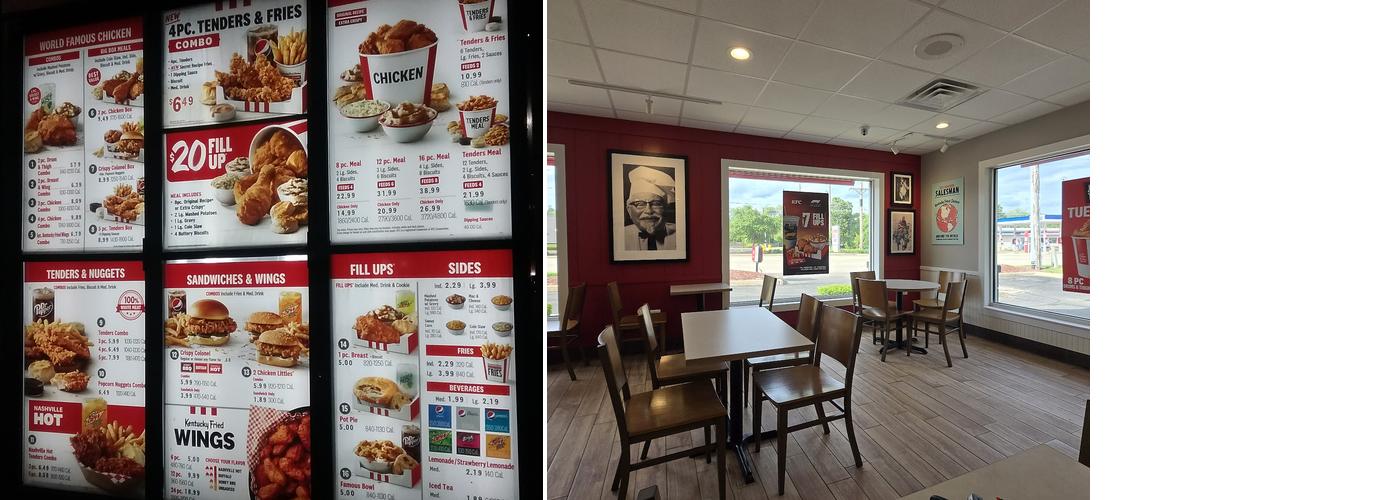 KFC Menu