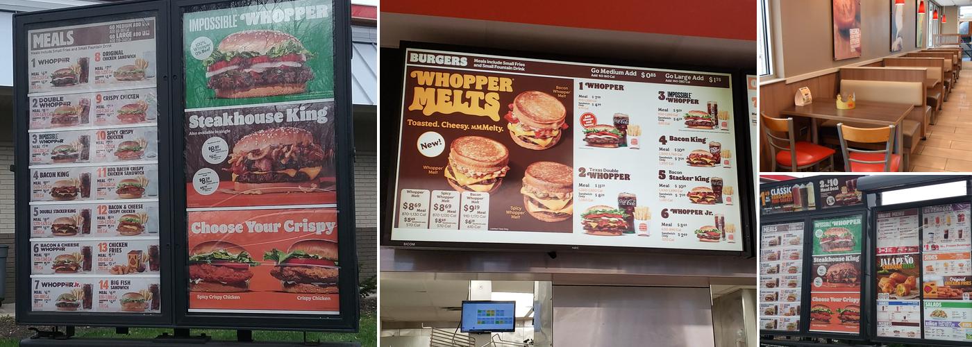 Burger King Menu