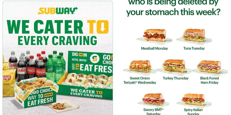 Subway Menu