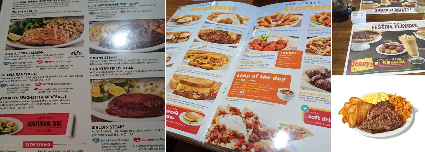 Denny's Menu