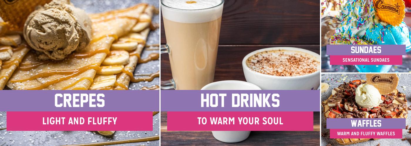 Creams Cafe Brighton Menu