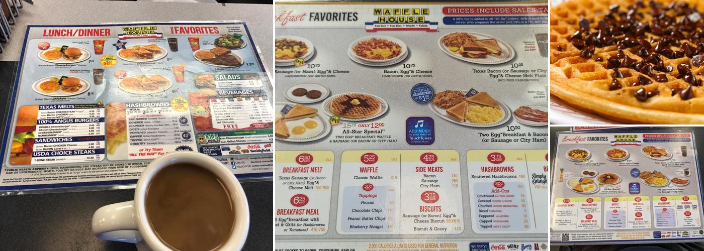 Waffle House Menu