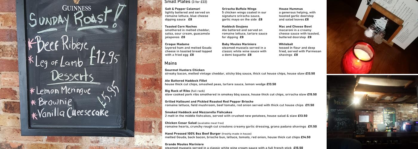 The Master Mariner Menu