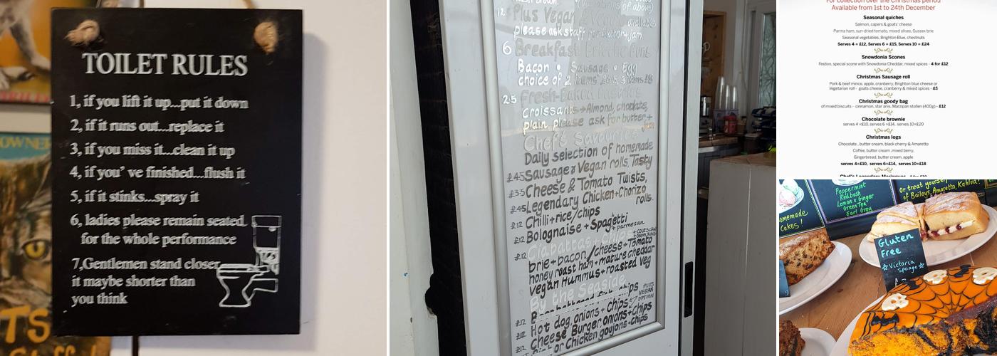 Whitecliffs Saltdean Menu