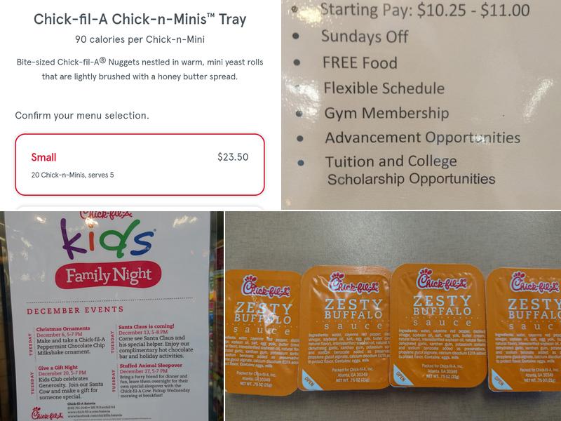 Chick-fil-A Menu