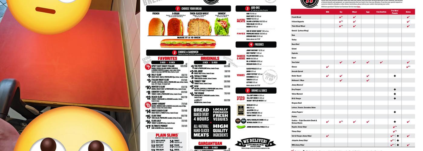 Jimmy John's Menu