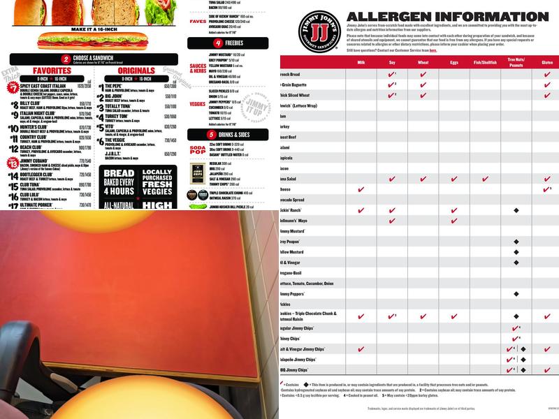 Jimmy John's Menu