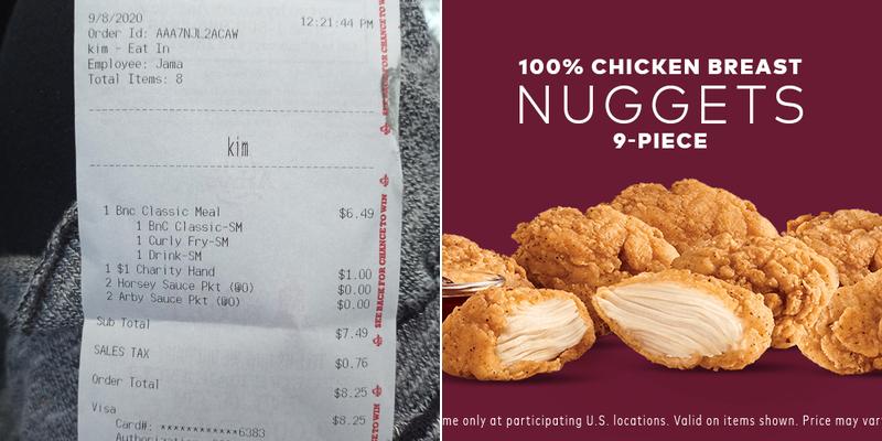 Arby's Menu