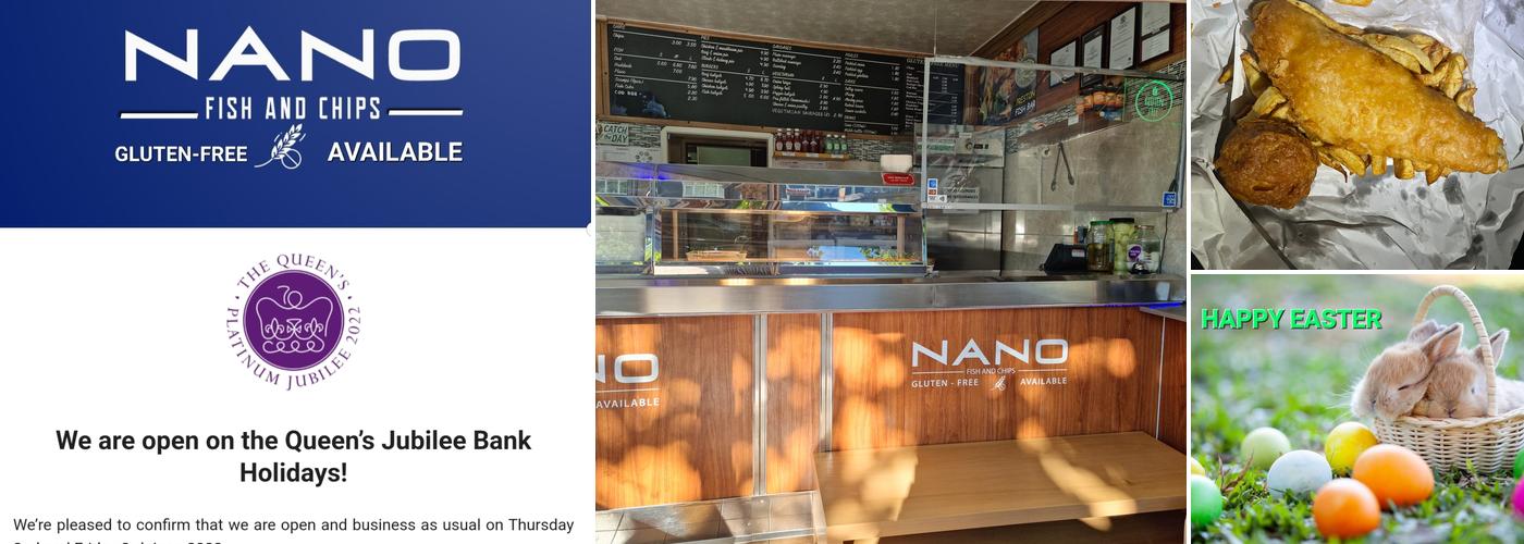 NANO. (FISH AND CHIPS) Gluten-free. Brighton