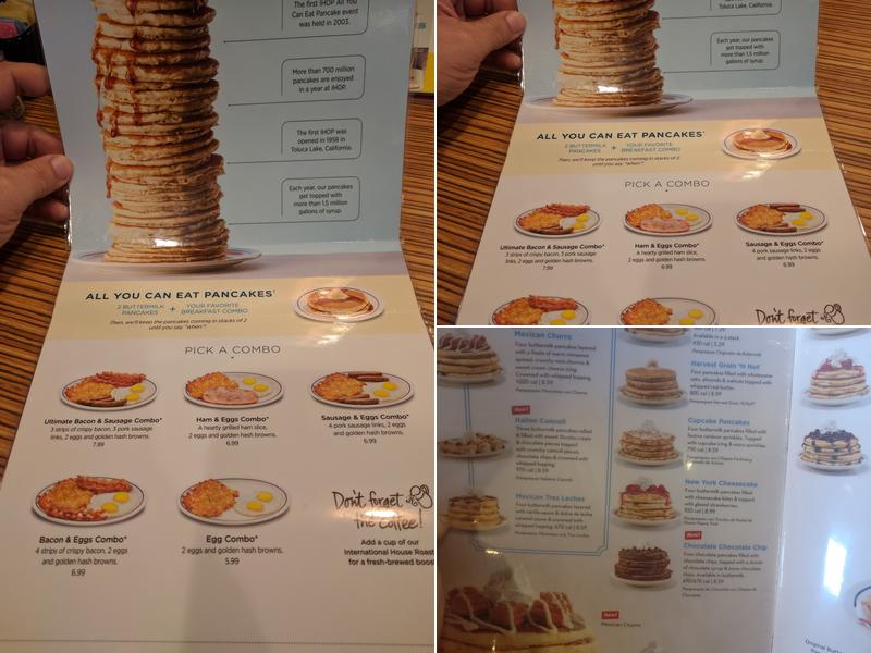 Ihop Menu