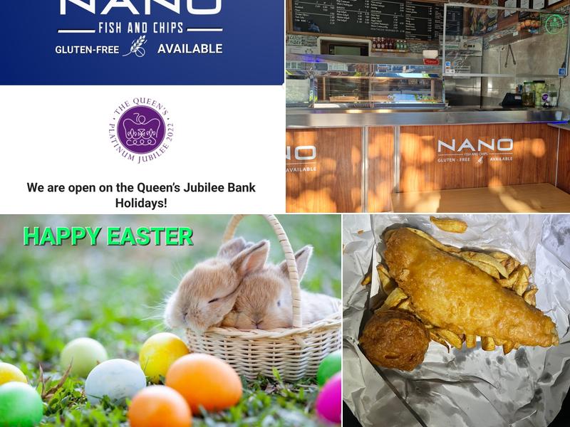 NANO. (FISH AND CHIPS) Gluten-free. Brighton