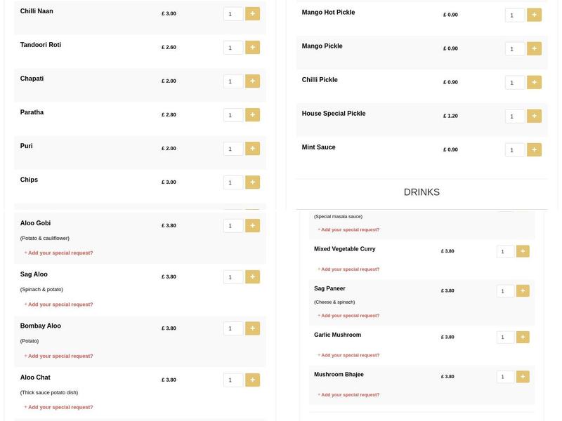 Kemptown Cuisine Menu