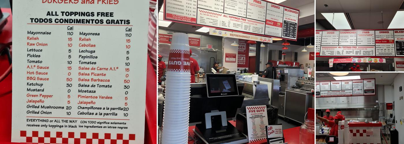 Five Guys Menu