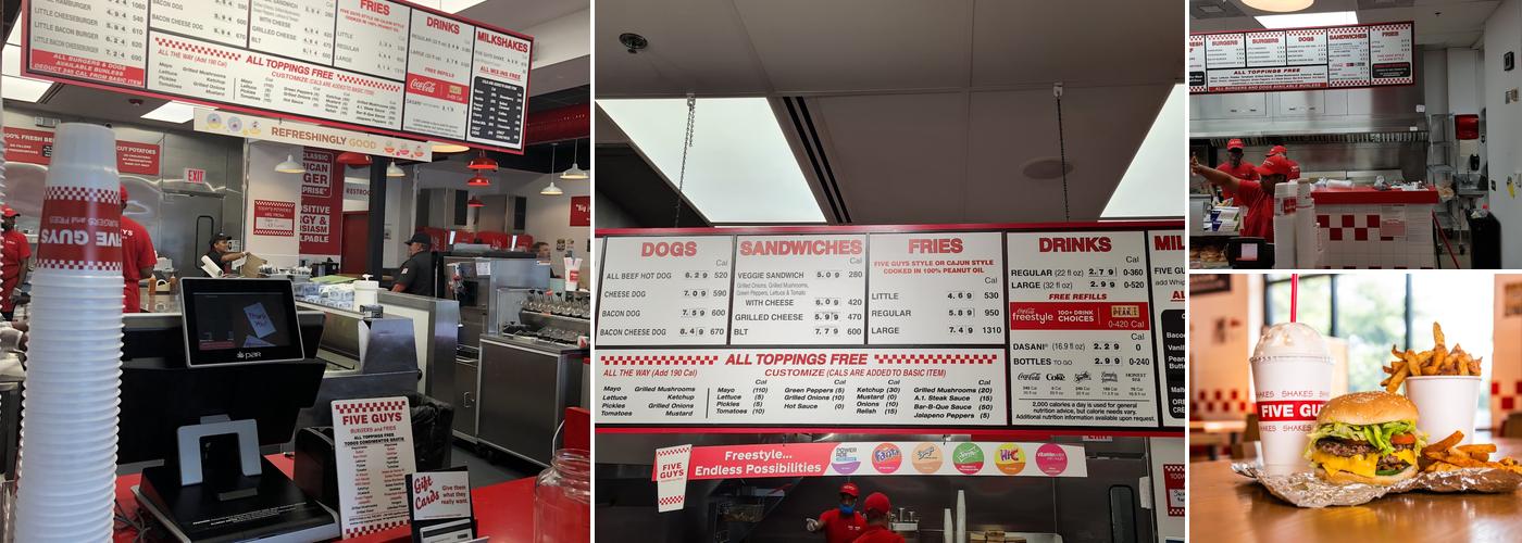 Five Guys Menu