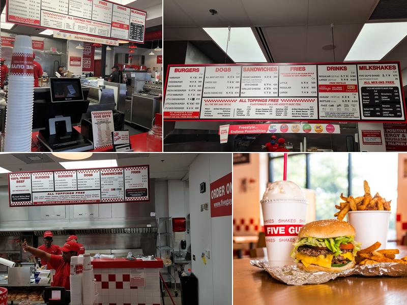 Five Guys Menu
