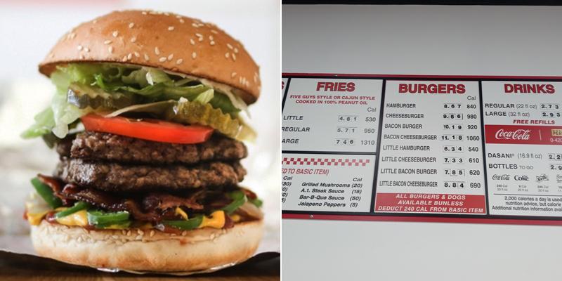 Five Guys Menu