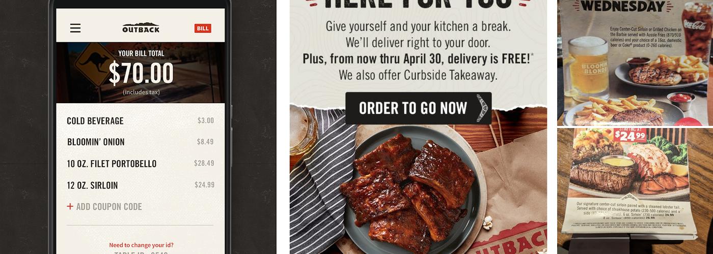 Outback Steakhouse Menu