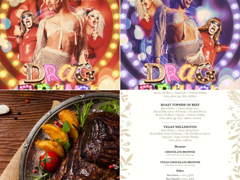Proud Cabaret Brighton Menu