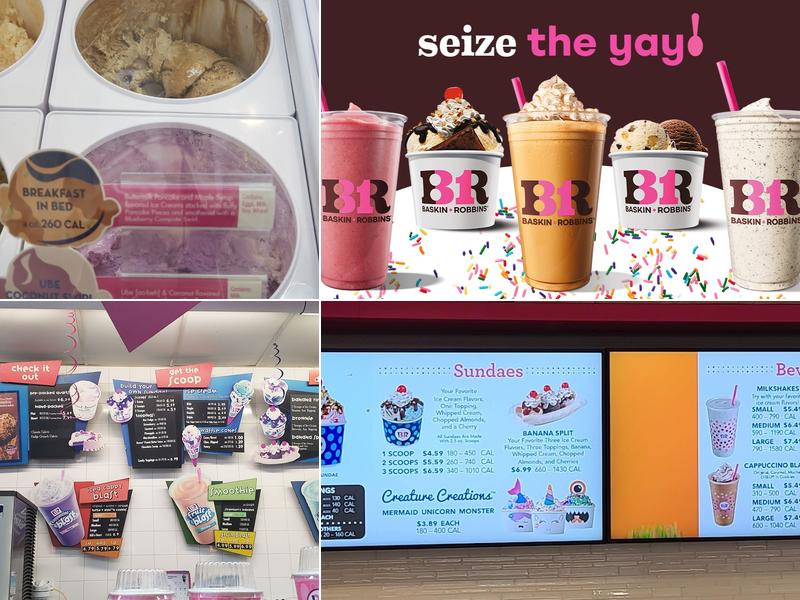 Baskin-Robbins Menu