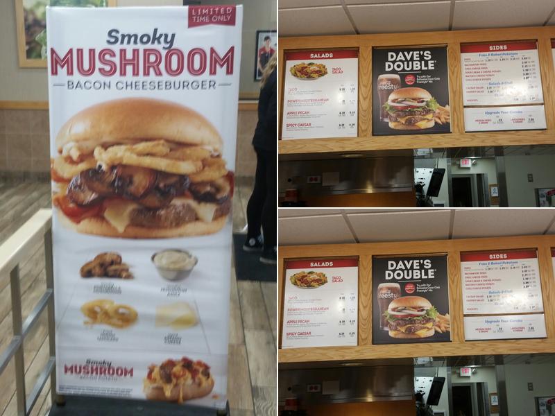 Wendy's Menu