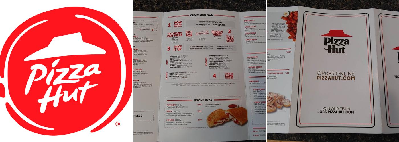 Pizza Hut Menu