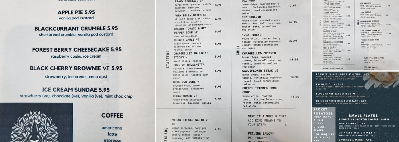 The Lion by Olivers Menu