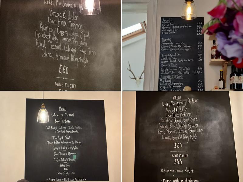 Wilson's Restaurant Menu