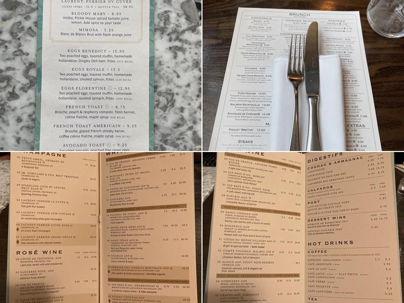 Côte Quakers Friars Menu