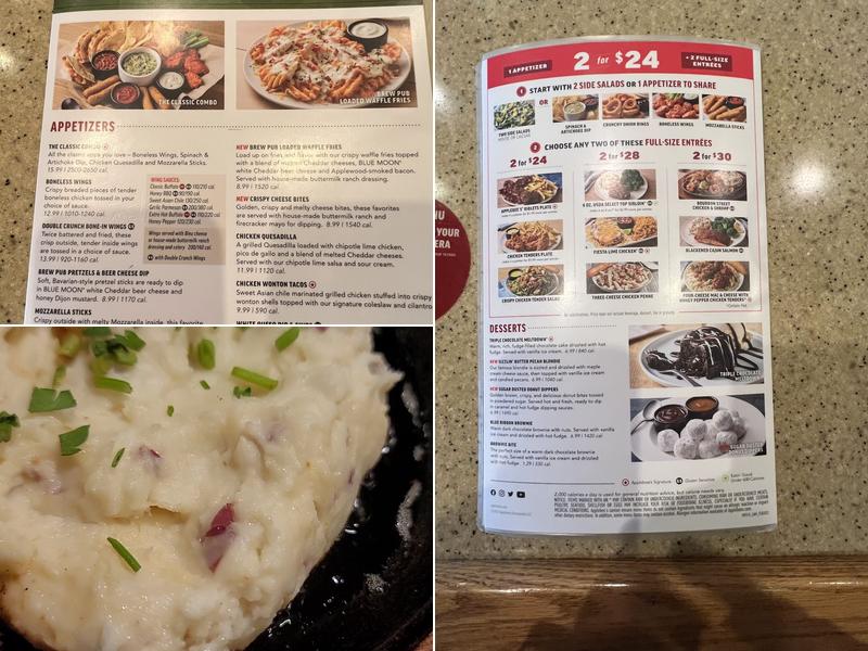 Applebee's Grill + Bar Menu