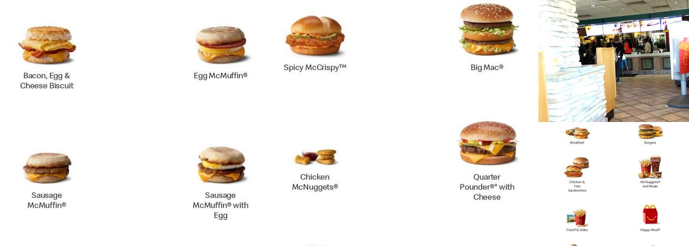 Bucciferro Family McDonald's Menu