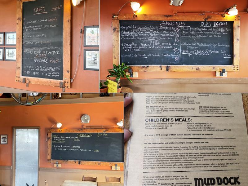 Mud Dock Café Menu
