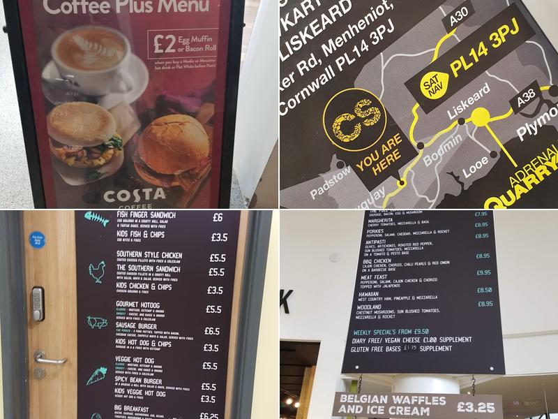 Cornwall Services Menu
