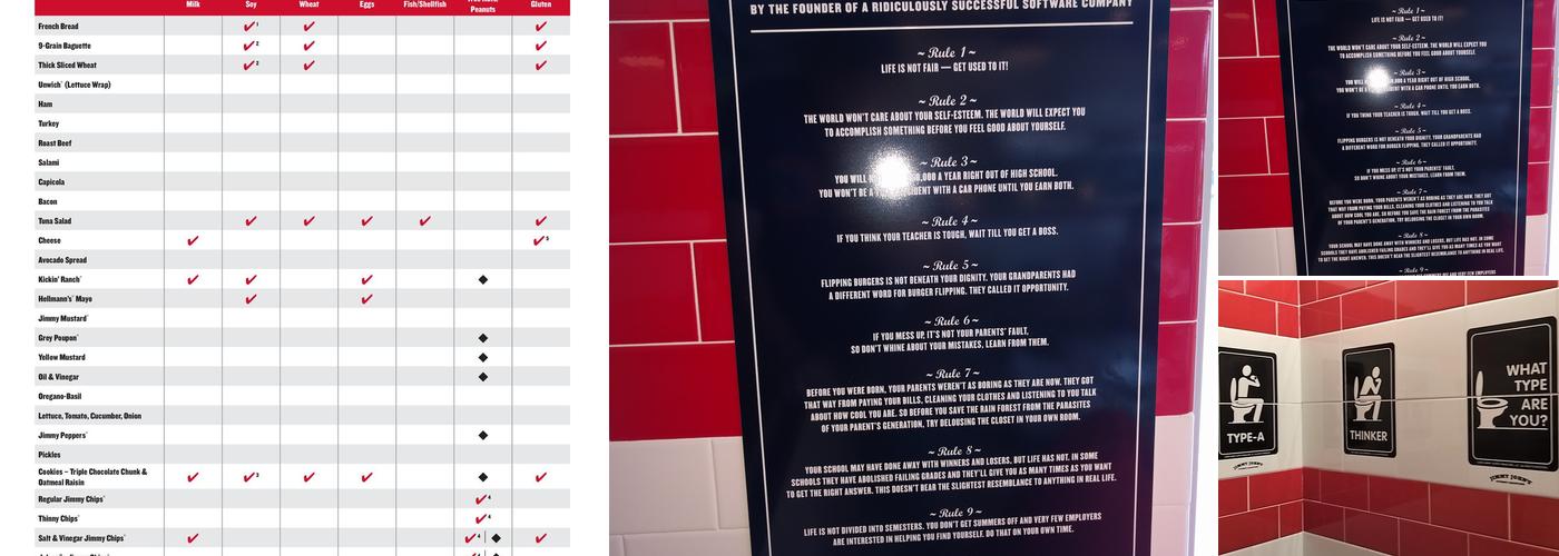 Jimmy John's Menu